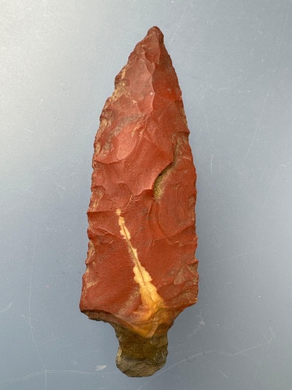 NICE 3" Stemmed Point, Horse Creek Chert, Found in Hardin Co., Tennessee,