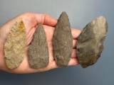 4 Fine Blades, x3 Berks Co., PA, x1 Delaware River in Pennsylvania, Ex: F. Flizack and T. Madeira,