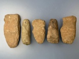 5 Axes, x4 Grooved, Longest is 6 1/2