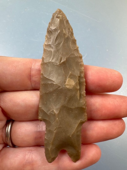 FINE 3 1/8" Pedernales Point, Found in Texas, Ex: Bob Lindaw Collection