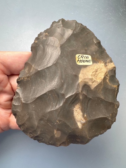 FINE 4" Crib Mound Hornestone Cache Blade, Indiana, Nice Example!, Ex: Bob Bausher Collection