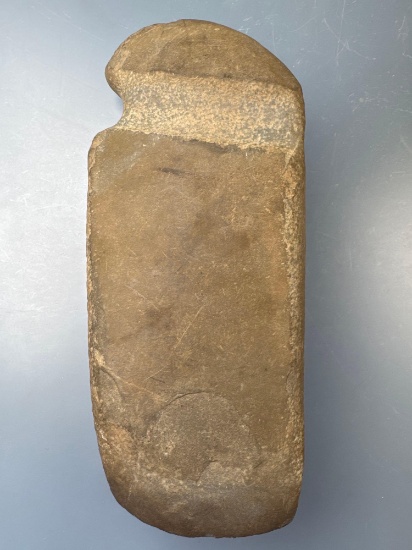 LARGE 9 5/8" Slant Groove Axe, Found in Lancaster Co., Pennsylvania, Fine Example, Ex: Denner