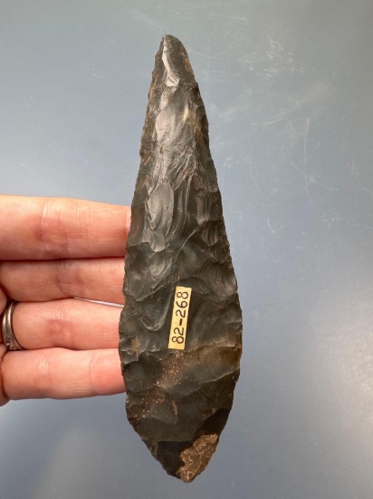 FINE 5" Coxsackie Blade, Adena Related, Found in New York, Ex: Walt Podpora Collection