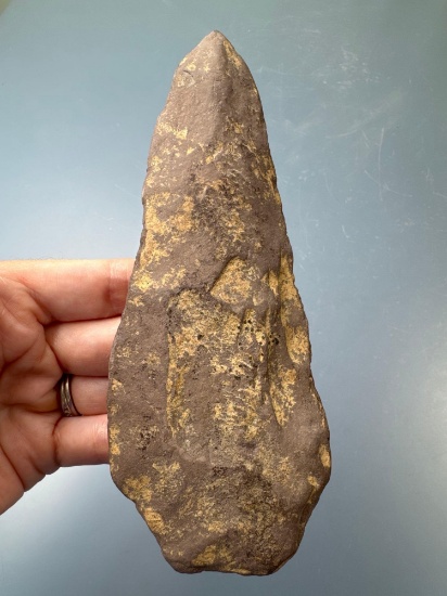 LARGE 6 1/2" Argillite Mansion Inn Blade, Found in Lehigh Co., New York, Ex: Madiera, Walt Podpora