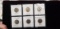 LOT OF 6 UNCIRCULATED JEFFERSON NICKELS 1973, 1975, 1977, 1979, 1980 AND 1981