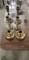LOT OF BRASS CANDLE HOLDERS