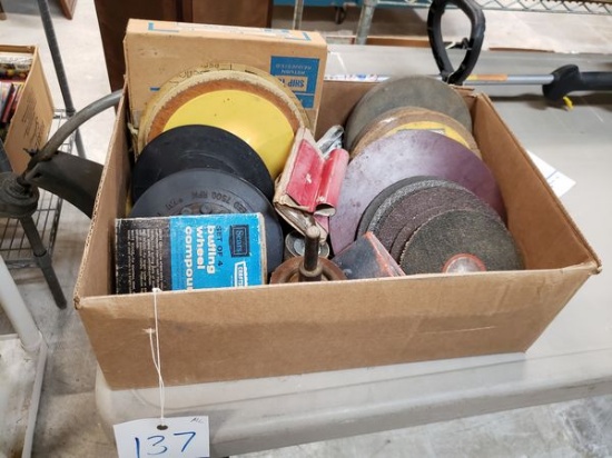 LOT OF SANDING SUPPLIES