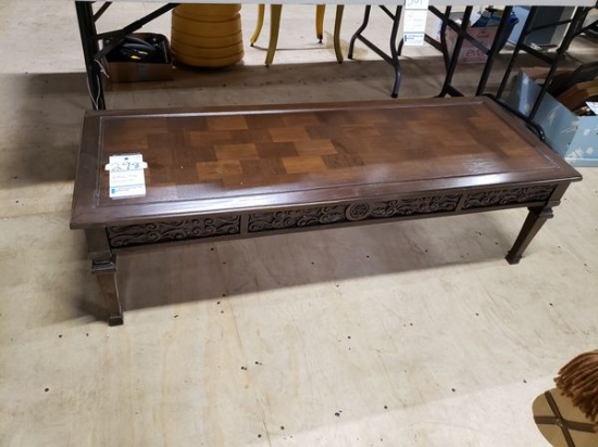 COFFEE TABLE 54" X 20" X 15"