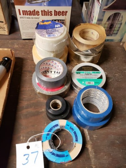 LOT OF ASSORTED TAPE