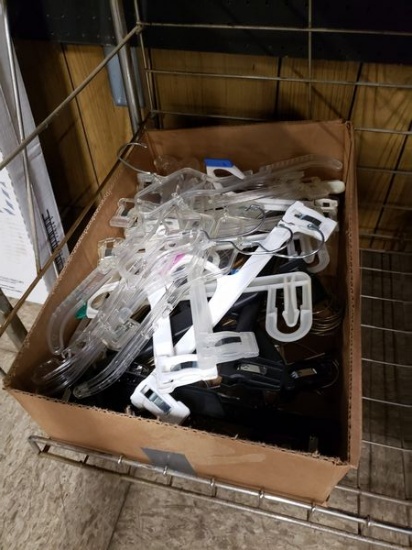 BOX OF HANGERS