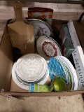 BOX OF MISC HOUSEHOLD