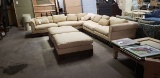 7PC ROMWEBER SECTIONAL - NEEDS CLEANING