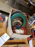 BOX OF ASSORTED WIRE AND PULLER