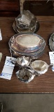 LOT OF ASSORTED SILVER SERVEWARE