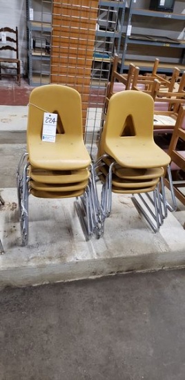 8 CHILDRENS STACK CHAIRS