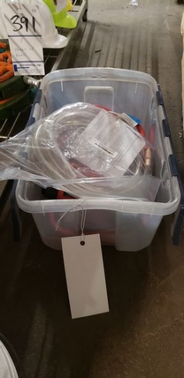 BIN OF TRANSFER PUMPS AND SIPHON