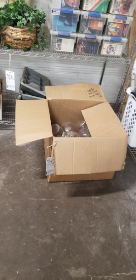 18 PLASTIC DISPLAY JARS