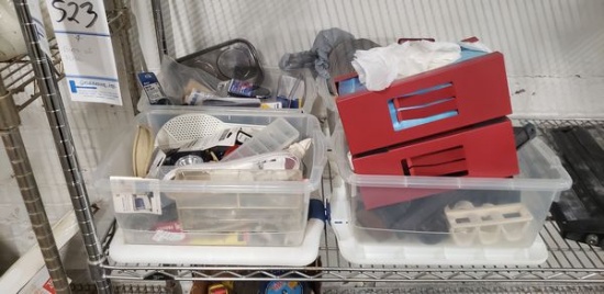 4 BINS OF MISC
