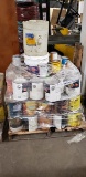 SKID OF ASSORTED WOOD STAIN
