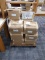LOT OF 13 CASES OF NEW SEED PACKETS WITH 4 WHEEL CART