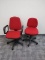 *YOUR BID TIMES 2* RED OFFICE CHAIRS