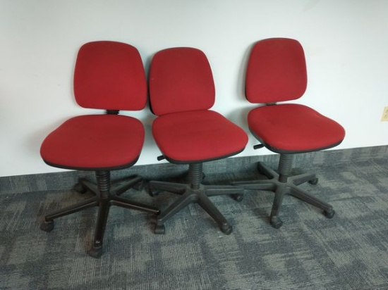 * YOUR BID TIMES 3* ROLLING OFFICE CHAIRS