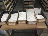 5 BINS OF ASSORTED CABBAGE SEEDS.