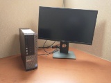 DELL OPTIPLEX 3020 DESKTOP COMPUTER WITH MONITOR