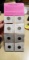 LOT OF 8 BRILLIANT UNCIRCULATED ROOSEVELT DIMES 1979, 1980, 1981, 1983, 1987