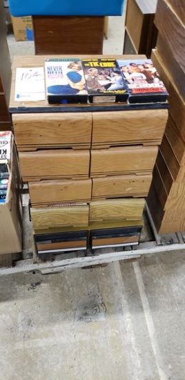 5 CASES OF VHS TAPES