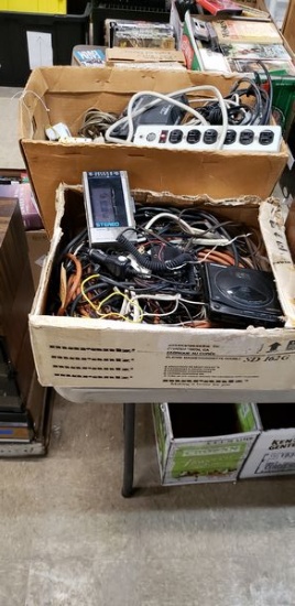 LOT OF VINTAGE ELECTRONICS PARTS AND PIECES