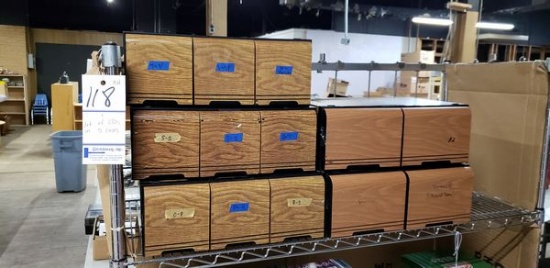 5 CASES OF CDS AND TAPES