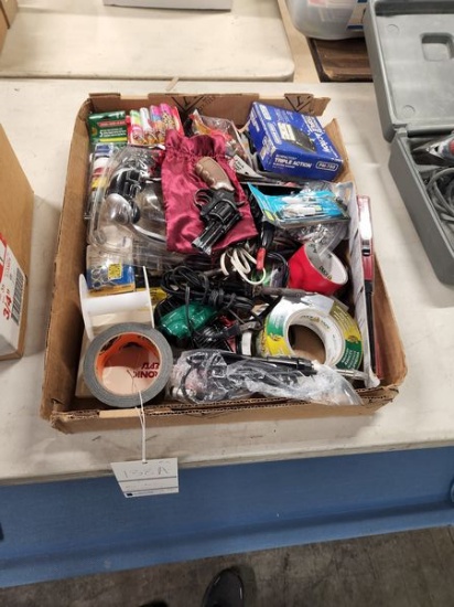 BOX OF MISC HOUSEHOLD