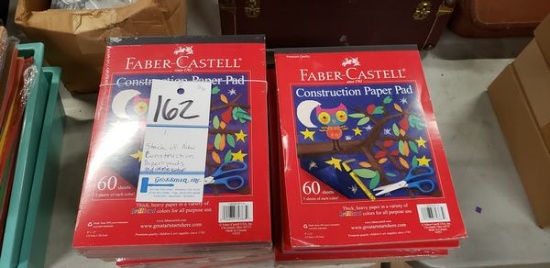 STACK OF NEW CONSTRUCTION PAPER PADS
