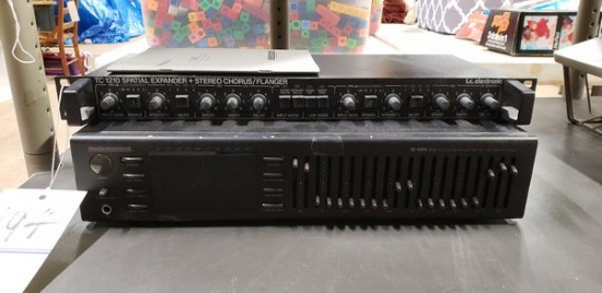 2 MIXERS - T.C. ELECTRONICS TC 1210 AND AUDIO CONTROL C-101