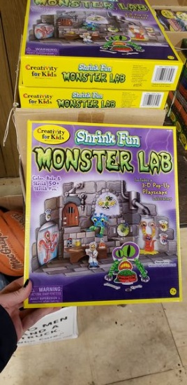 9 NEW SHRINK FUN MONSTER LAB KITS