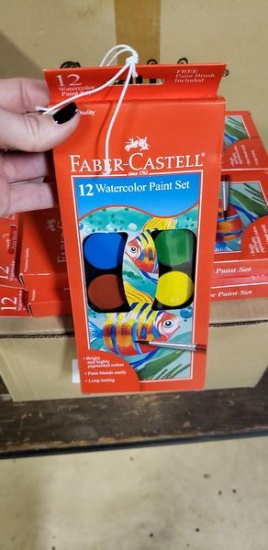 17 NEW FABEB-CASTELL 12 WATERCOLOR PAINT SETS