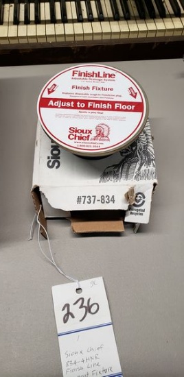 SIOUX CHIEF 834-4 HNR FINISH LINE CLEANOUT FIXTURE