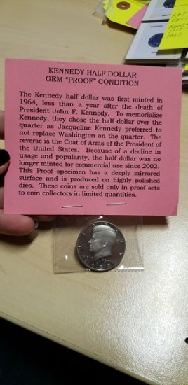 1980 KENNEDY HALF DOLLAR - GEM PROOF CONDITION