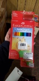 9 NEW FABER-CASTELL 12 JUMBO TRIANGULAR COLORED ECO PENCIL SETS
