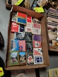 BOX OF PLAYING CARDS