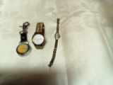 WATCHES - 1 TIMEX - 1 QUARTZ POCKET WATCH - 1 SHARP