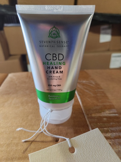 2 Cases 24 Of Seven7h Sense Cbd Healing Hand Cream - Eucalyptus Spearmint