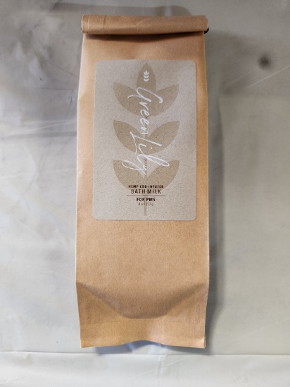 2 Cases Of 24 Green Lily Hemp Cbd Infused Bath Milk For Pms