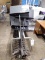29 METAL MUSIC STANDS WITH CART