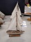 LOT OF 4 MINATURE BOATS