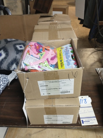 6 BOXES OF LOTS O LOOPS REFILL KITS