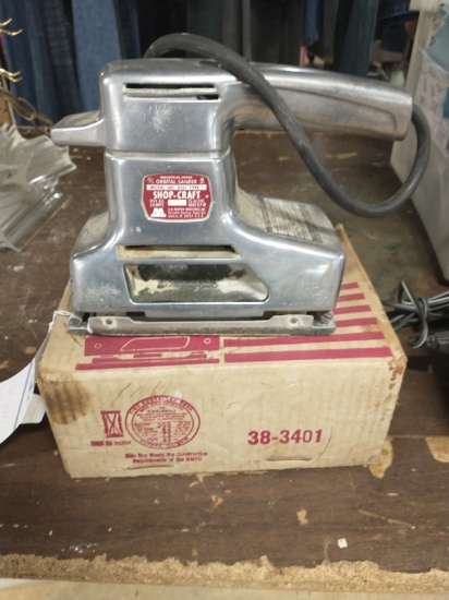 SHOP CRAFT ORBITAL SANDER MONDEL 9151