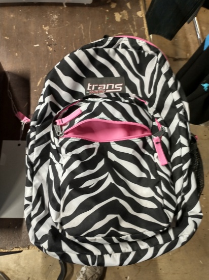 JANSPORT BACKPACK - ZEBRA PRINT