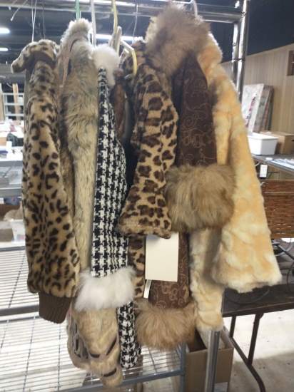 LOT OF GIRLS FANCY COATS
